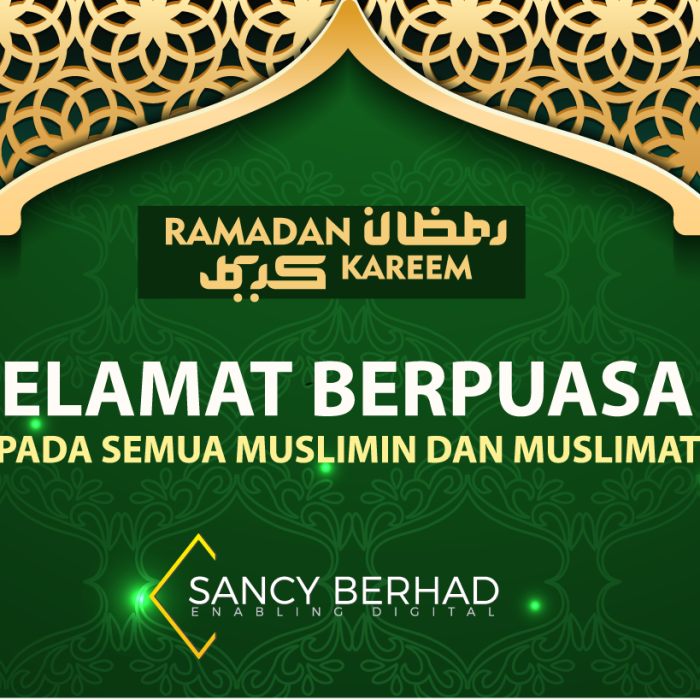 SELAMAT BERPUASA – RAMADHAN AL-KAREEM